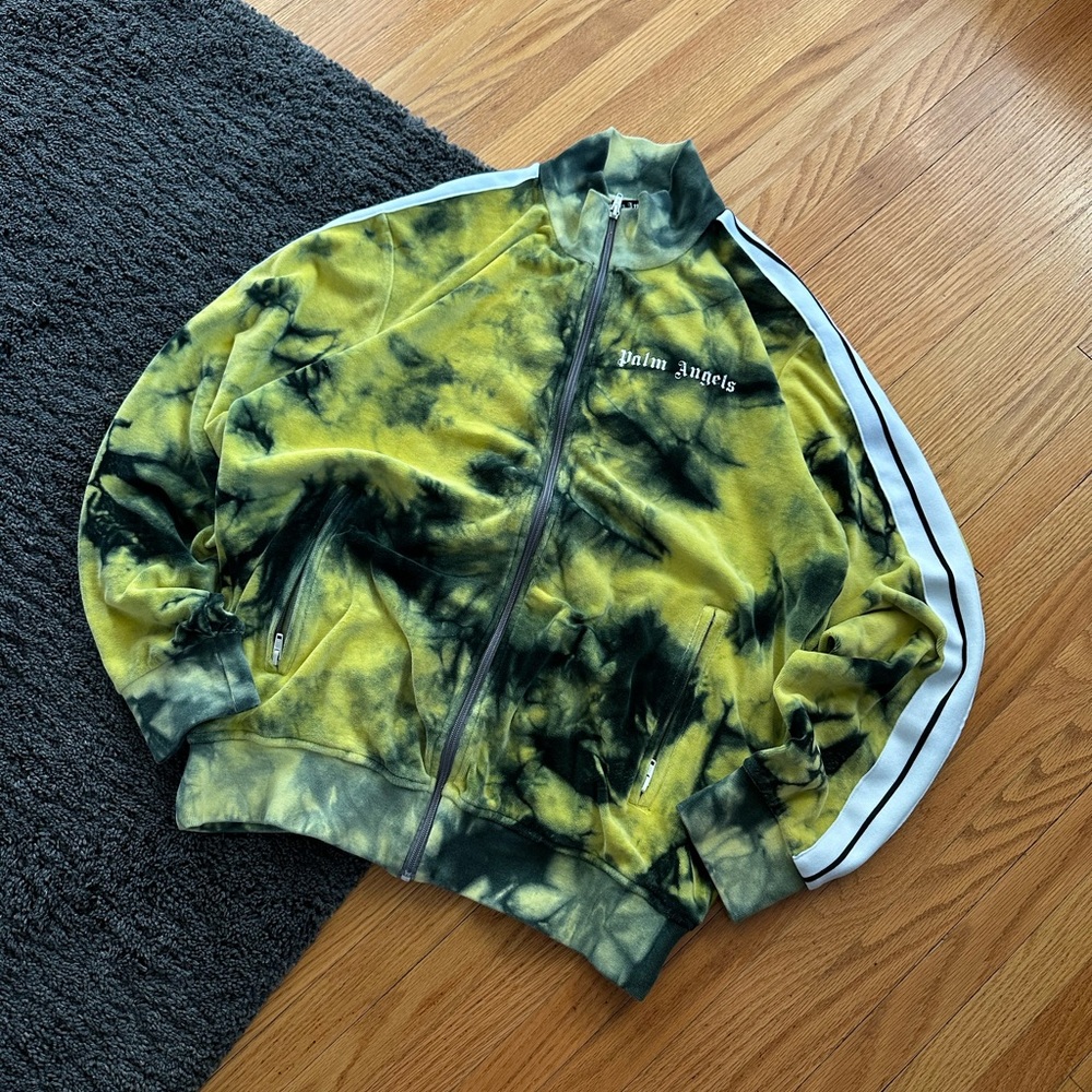 Palm Angels velour track jacket